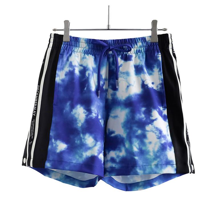 ディセンバーメイ ゴルフ ショートパンツ レディース タイダイ柄