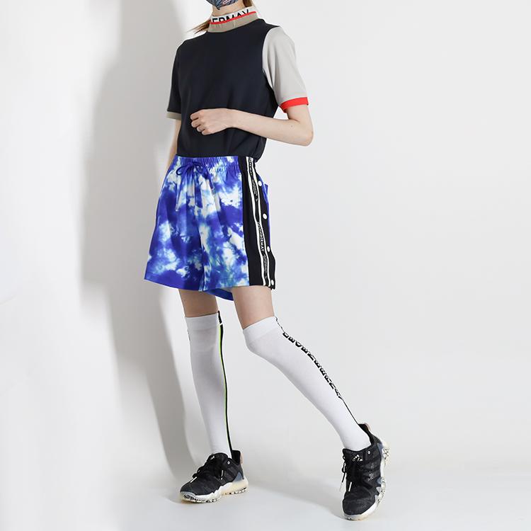 ディセンバーメイ ゴルフ ショートパンツ レディース タイダイ柄