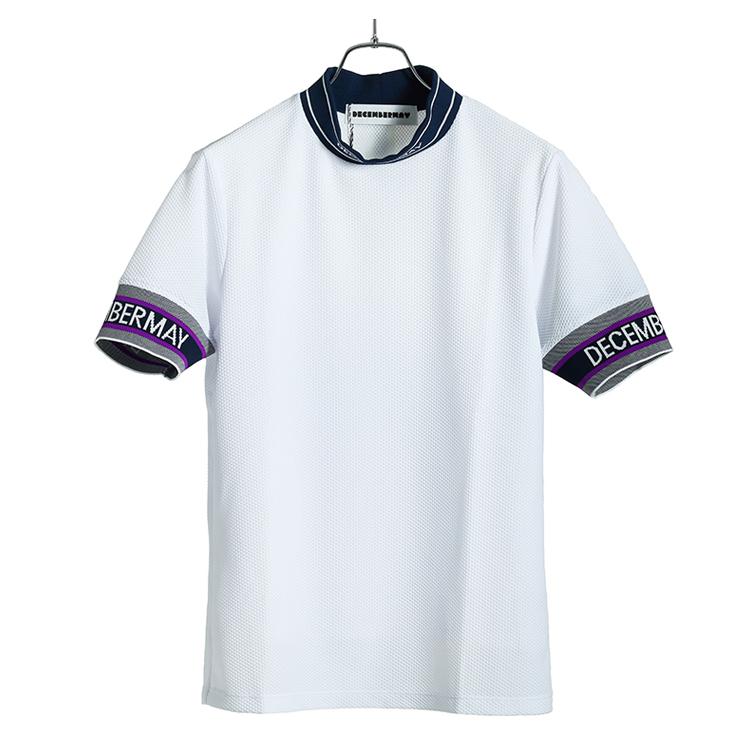 ディセンバーメイ ゴルフ モックシャツ メンズ 半袖 ハイネック 吸水速