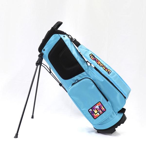 新品正規 ラウドマウス ゴルフ キャディバッグ スタンド メンズ レディース スタンドバッグ 軽量 超軽量 8.5型 約2.4kg 無地 Loudmouth LM-CB0023 763981