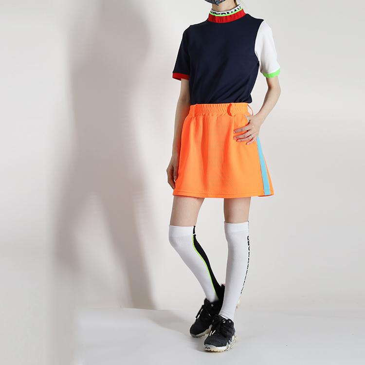 ディセンバーメイ ゴルフ ミニスカート レディース メッシュ フレア