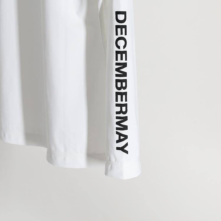 ディセンバーメイ ゴルフ モックシャツ レディース 長袖 インナー