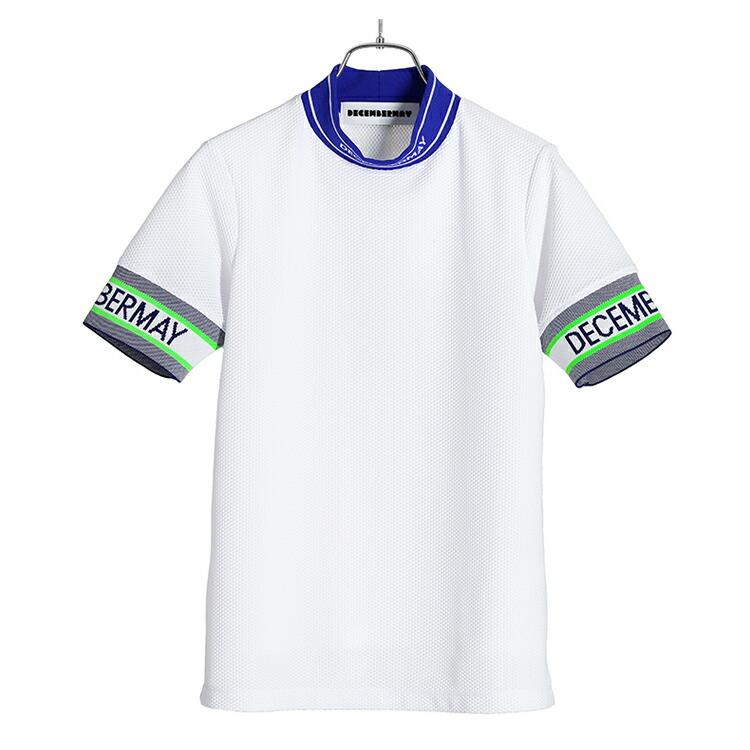 ディセンバーメイ ゴルフ モックシャツ レディース 半袖 ハイネック