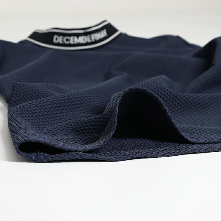 ディセンバーメイ ゴルフ モックシャツ レディース 半袖 ハイネック