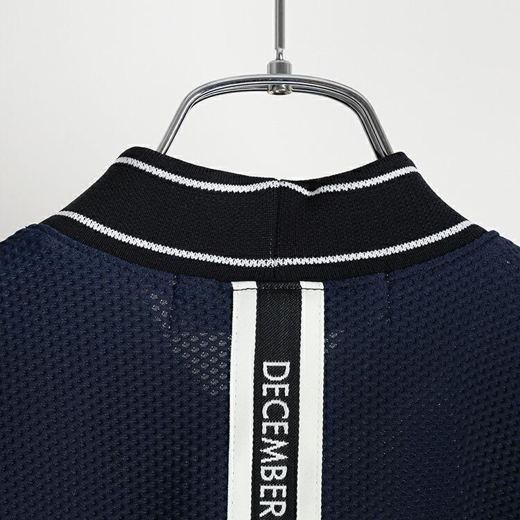 ディセンバーメイ ゴルフ モックシャツ レディース 半袖 ハイネック