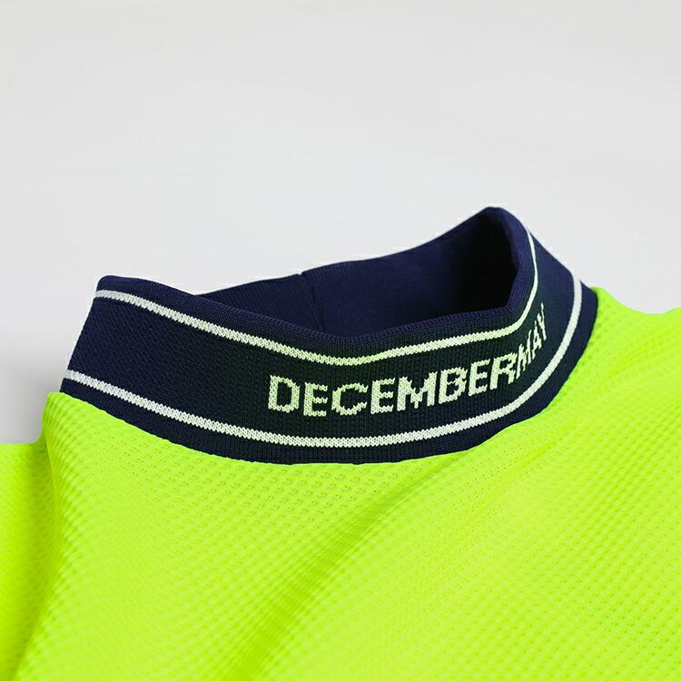 ディセンバーメイ ゴルフ モックシャツ レディース 半袖 ハイネック