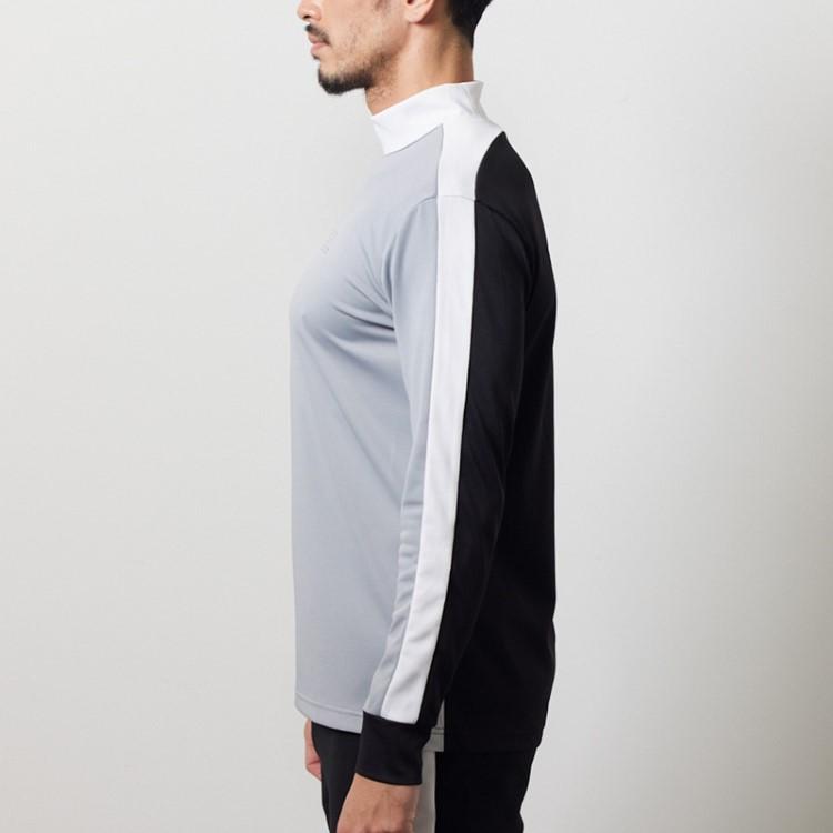 蛍光 グレー モックネック メンズ 【新品・タグ付き】BANDEL イエローXL モック SHIRTS NECK MOCK S/S STRETCH DRYWAFFLE BANDEL（バンデル） メンズウェア