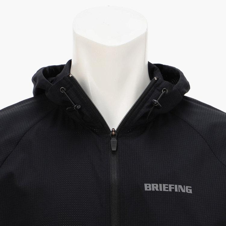 ブリーフィング ブルゾン メンズ フード フルジップ パーカー 長袖 撥水 UVカット ストレッチ ブランド 無地 BRIEFING ALG BRM233M08 メンズ 撥水 UVカット 商品情報