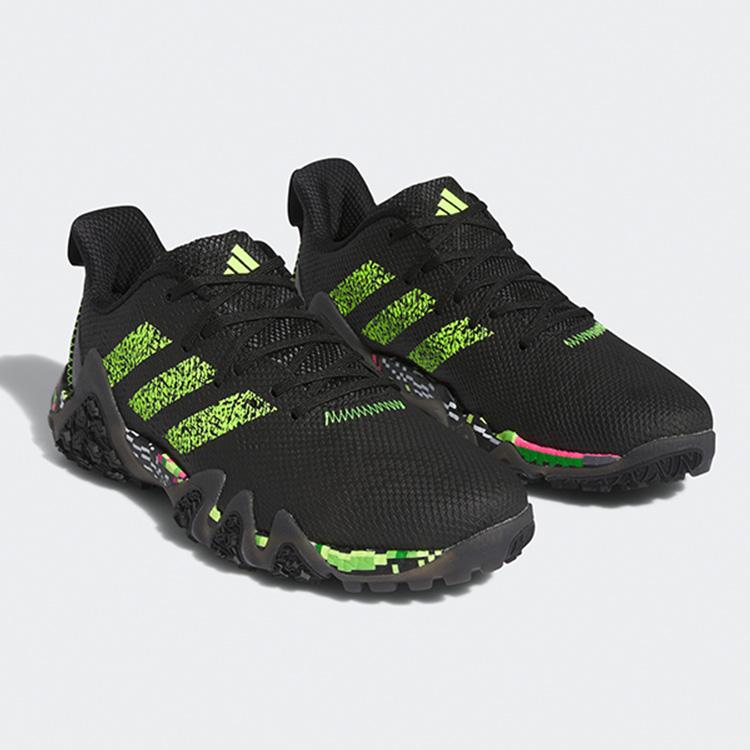 ❣️新品❣️adidas SS80 GOLF SL ゴルフシューズ 黒×緑 28 adidas（アディダス） ゴルフ シューズ 靴 メンズ レディース コード