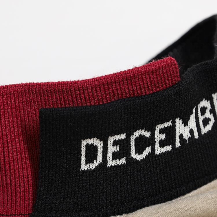 ディセンバーメイ ゴルフ モックシャツ メンズ 長袖 ハイネック 吸湿