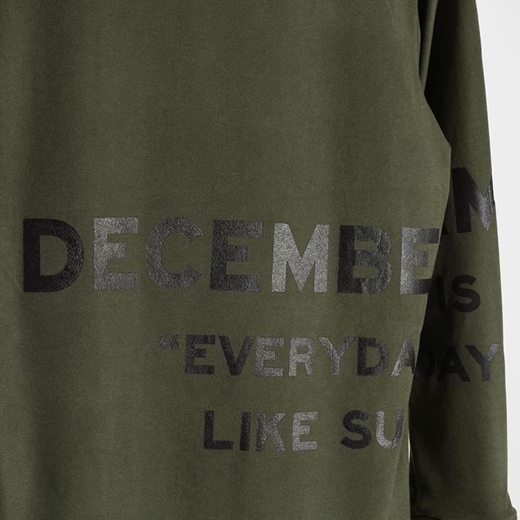 ディセンバーメイ ゴルフ モックシャツ メンズ 長袖 ハイネック