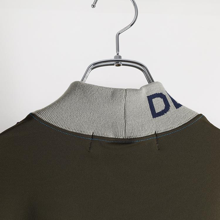 ディセンバーメイ ゴルフ モックシャツ メンズ 長袖 ハイネック 吸水速