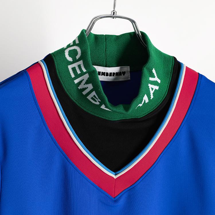 ディセンバーメイ ゴルフ モックシャツ メンズ 長袖 ハイネック 吸水速