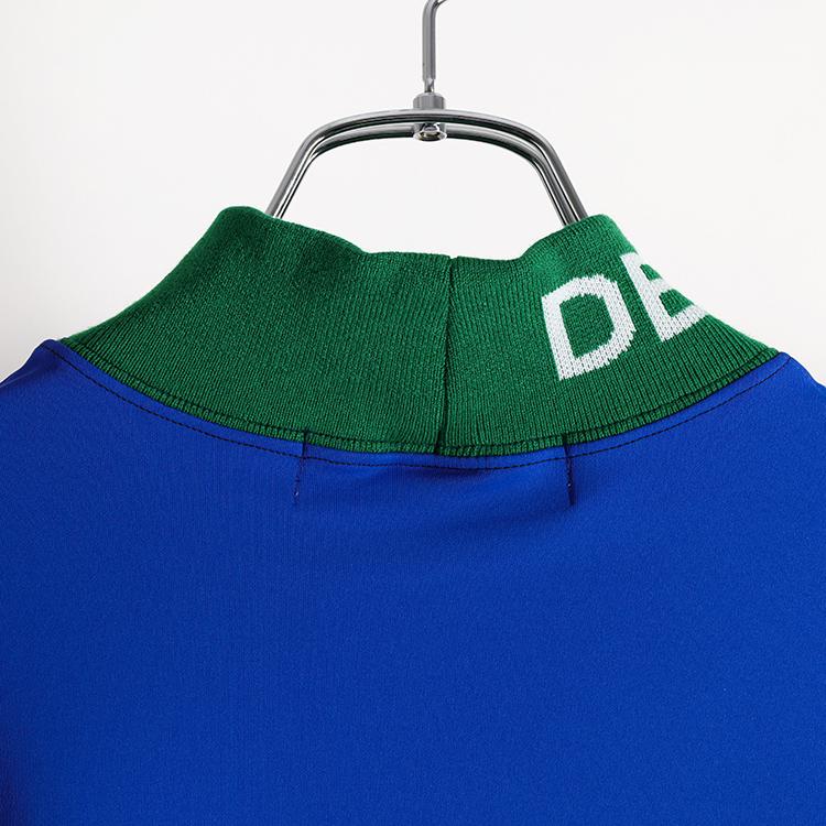 ディセンバーメイ ゴルフ モックシャツ メンズ 長袖 ハイネック 吸水速