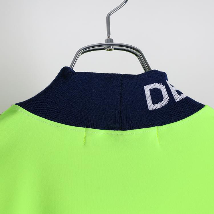 ディセンバーメイ ゴルフ モックシャツ メンズ 長袖 ハイネック 吸水速