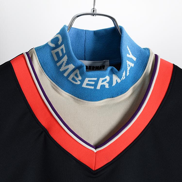 ディセンバーメイ ゴルフ モックシャツ レディース 長袖 ハイネック 吸水速乾 保温 起毛 ゴルフウェア ブランド 2-312-0140 DECEMBERMAY ディセンバーメイ ゴルフ モックシャツ レディース 長袖 ハイネック