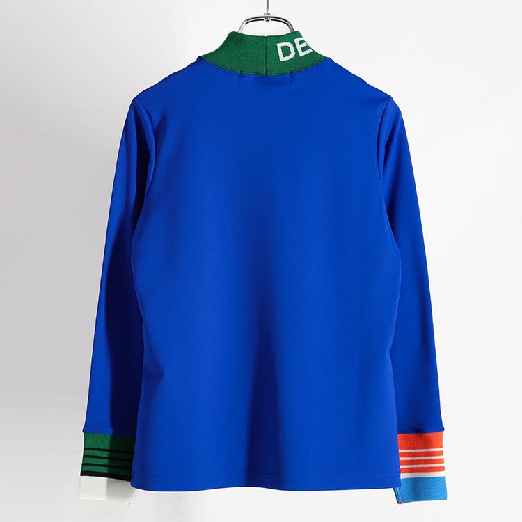 ディセンバーメイ ゴルフ モックシャツ レディース 長袖 ハイネック