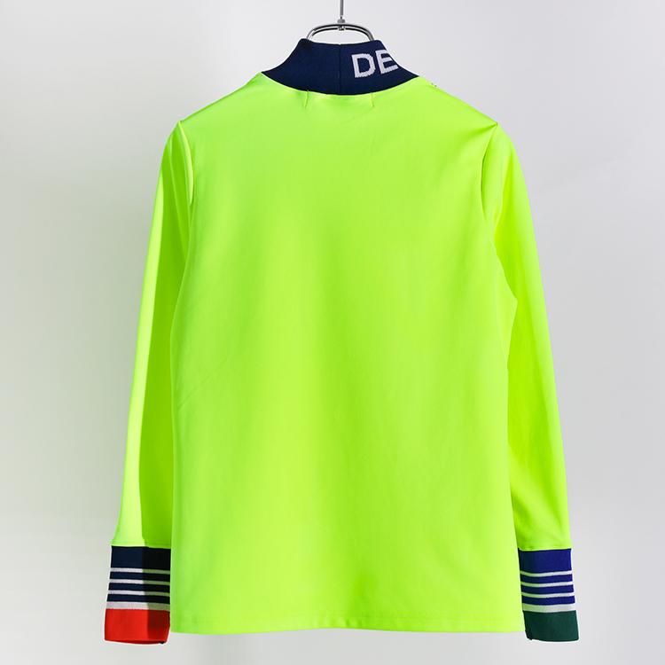 ディセンバーメイ ゴルフ モックシャツ レディース 長袖 ハイネック