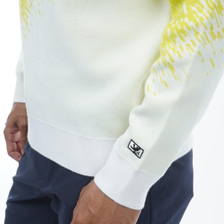 アドミラルゴルフ セーター メンズ 長袖 モックネック 軽量 保温性