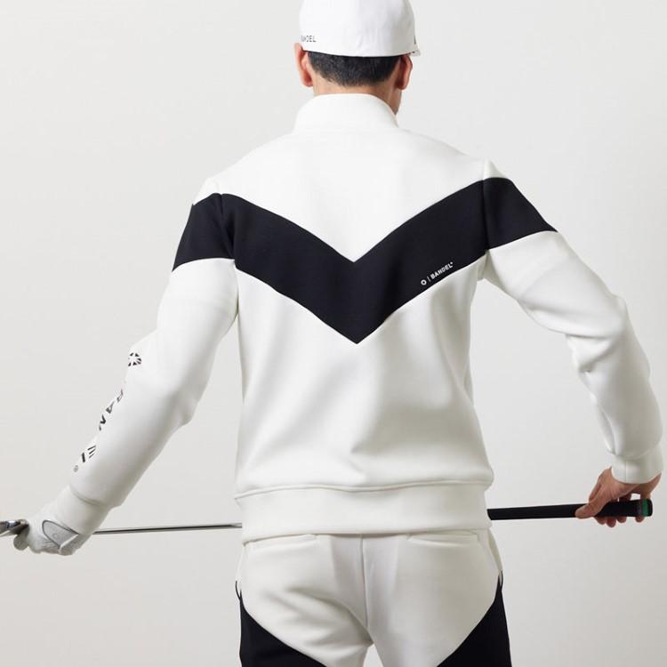 BANDEL（バンデル） ゴルフ ブルゾン メンズ 長袖 ダンボールニット