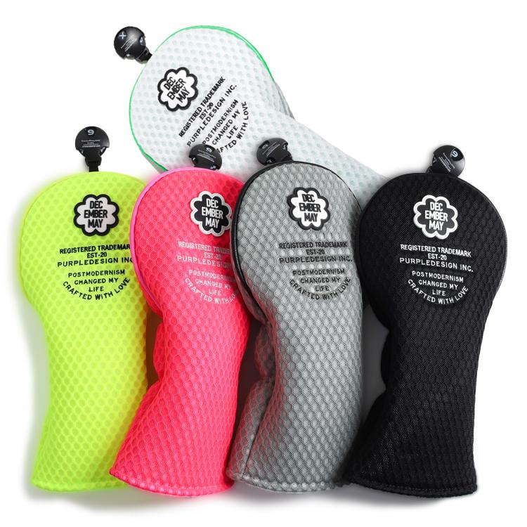 ディセンバーメイ ゴルフ ヘッドカバー フェアウェイウッド用 フェアウェイウッドカバー ハニカム メッシュ フリース 保護 ブランド 3-999-8024 DECEMBERMAY ディセンバーメイ ゴルフ ヘッドカバー フェアウェイウッド用