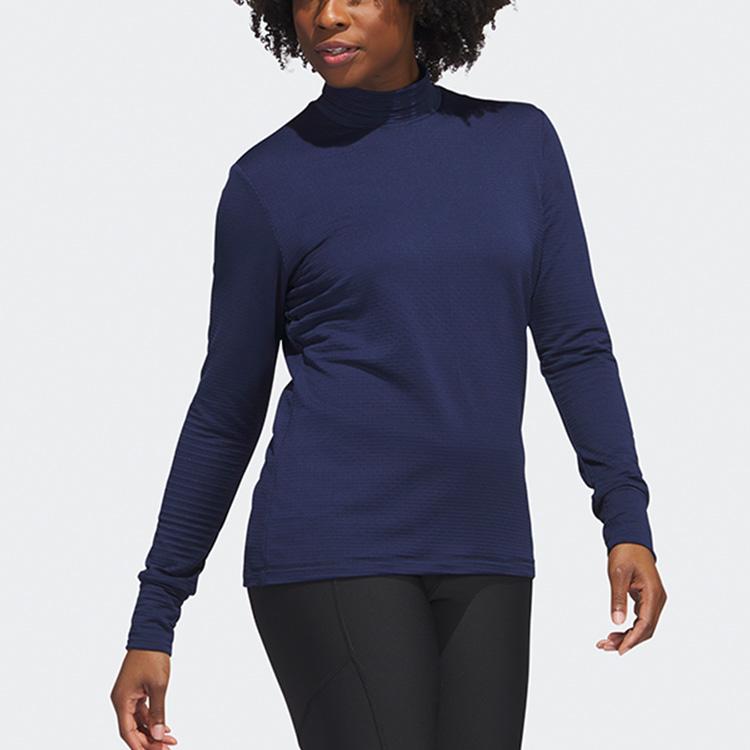 adidas アディダス ゴルフ モックシャツ レディース 長袖 シャツ