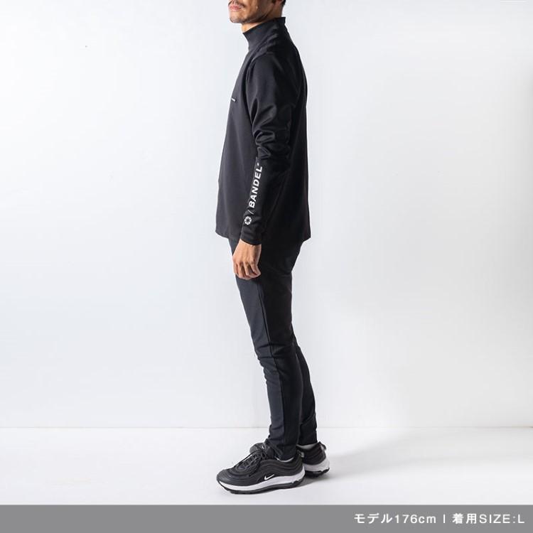 BANDEL（バンデル） ゴルフ モックシャツ メンズ 長袖 モックネック