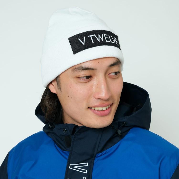 V12（ヴィ・トゥエルヴ） ゴルフ ニットキャップ メンズ ニット帽