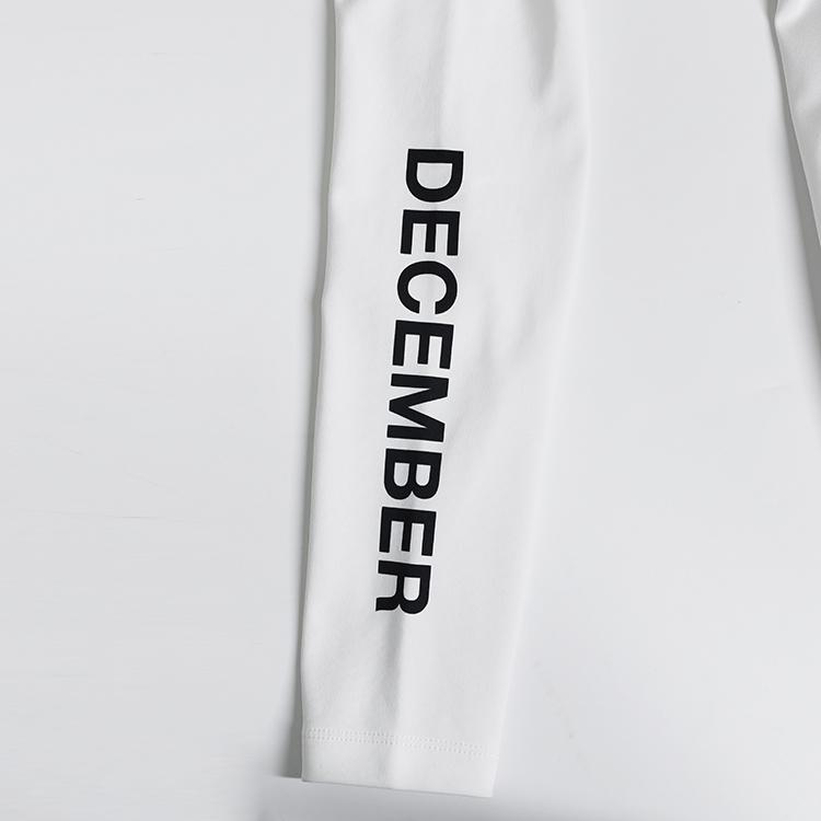 ディセンバーメイ ゴルフ モックシャツ メンズ 長袖 ハイネック 裏起毛