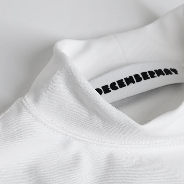 ディセンバーメイ ゴルフ モックシャツ メンズ 長袖 ハイネック 裏起毛