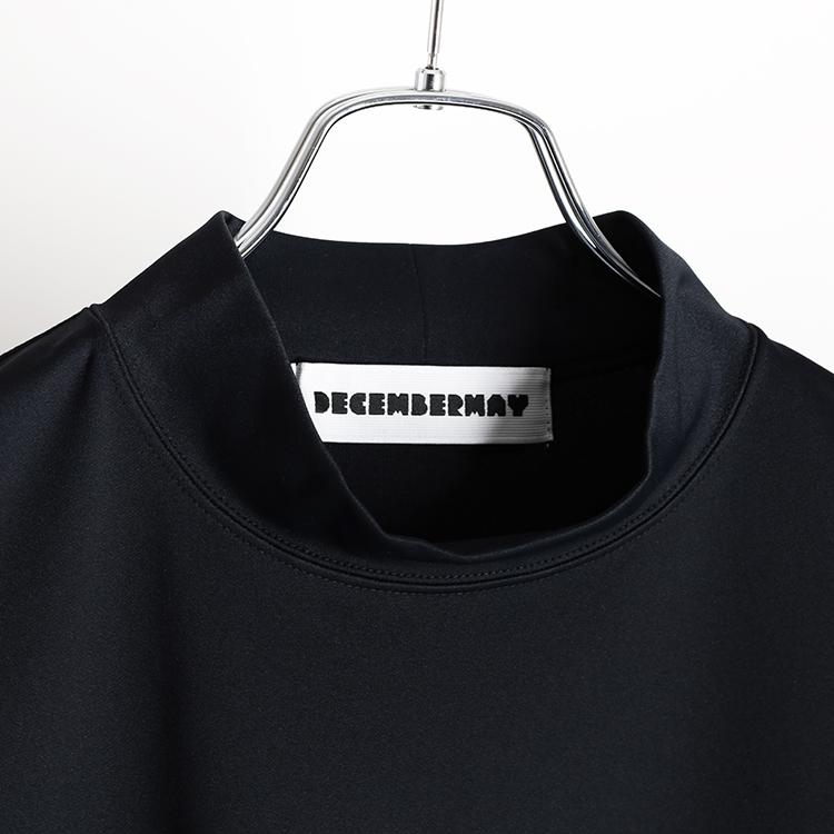 ディセンバーメイ ゴルフ モックシャツ メンズ 長袖 ハイネック 裏起毛