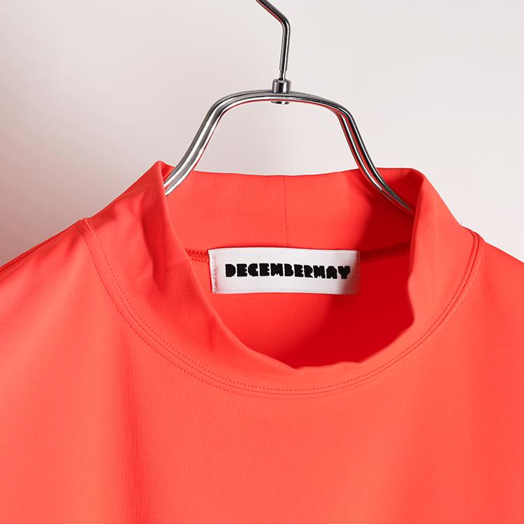 ディセンバーメイ ゴルフ モックシャツ メンズ 長袖 ハイネック 裏起毛