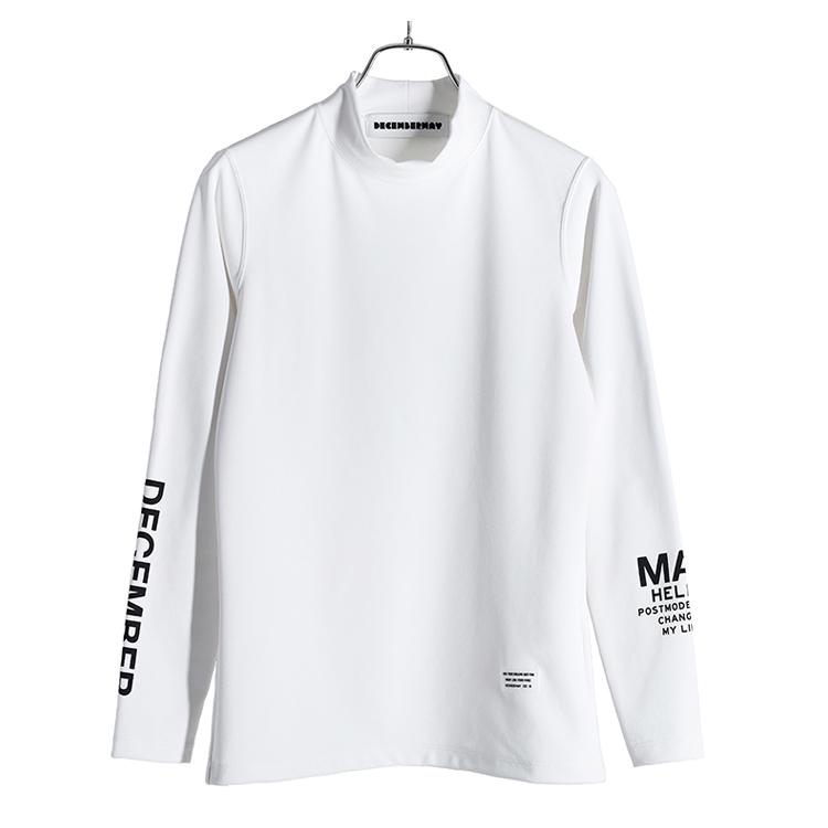 ディセンバーメイ ゴルフ モックシャツ レディース 長袖 ハイネック 裏