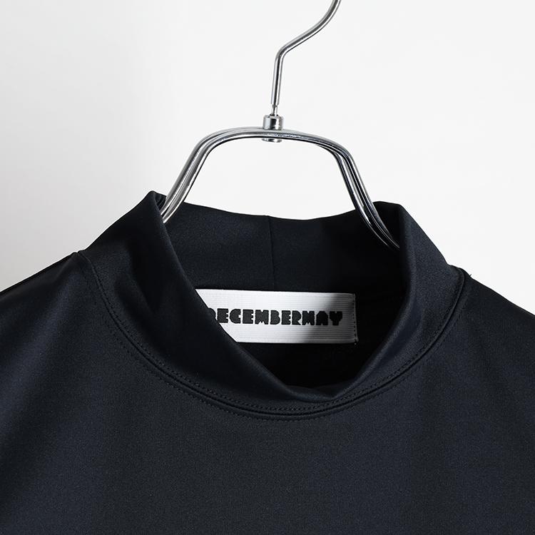 ディセンバーメイ ゴルフ モックシャツ レディース 長袖 ハイネック 裏