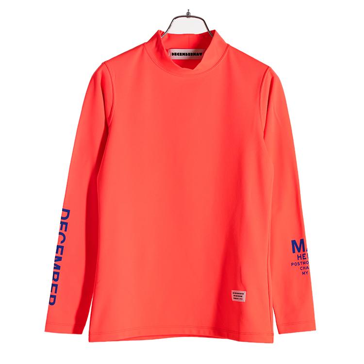 ディセンバーメイ ゴルフ モックシャツ レディース 長袖 ハイネック 裏