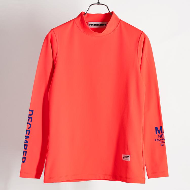 ディセンバーメイ ゴルフ モックシャツ レディース 長袖 ハイネック 裏