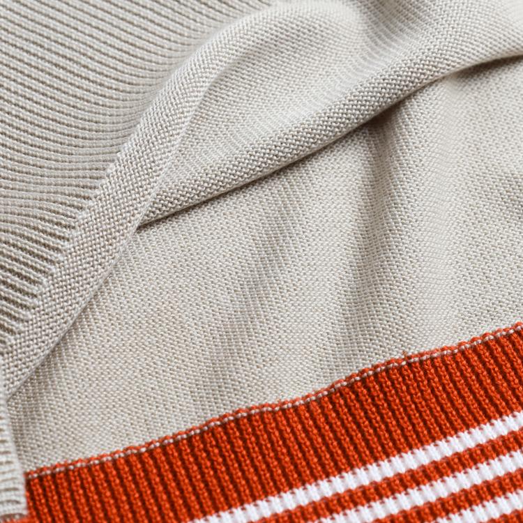 ディセンバーメイ ゴルフ ニットポロ メンズ レイヤード 長袖 セーター