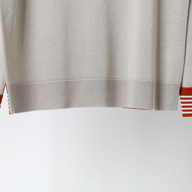 ディセンバーメイ ゴルフ ニットポロ メンズ レイヤード 長袖 セーター