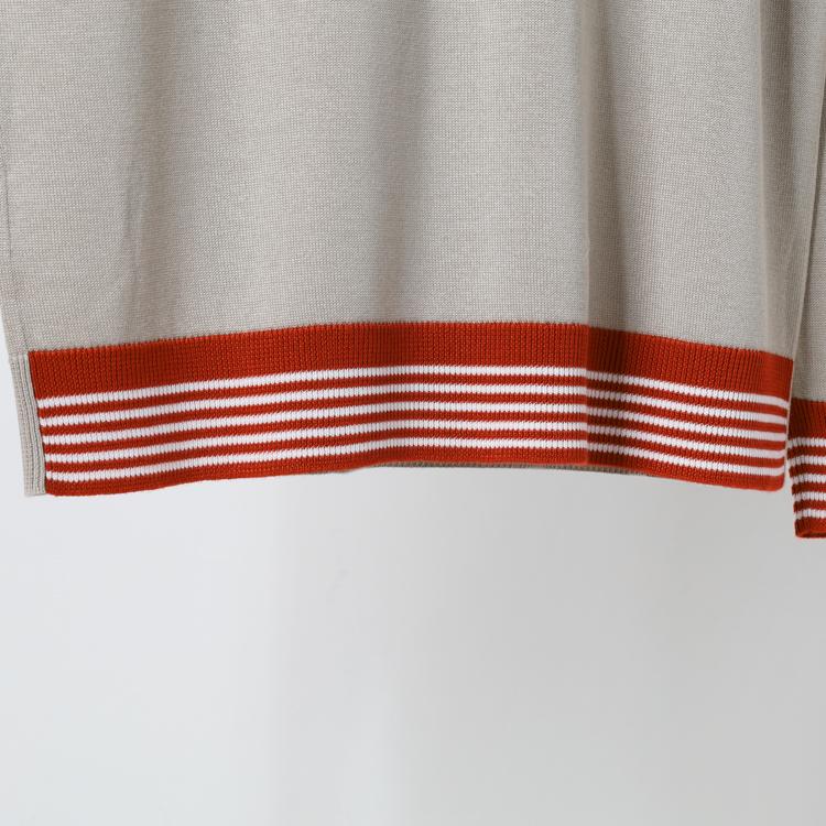 ディセンバーメイ ゴルフ ニットポロ メンズ レイヤード 長袖 セーター