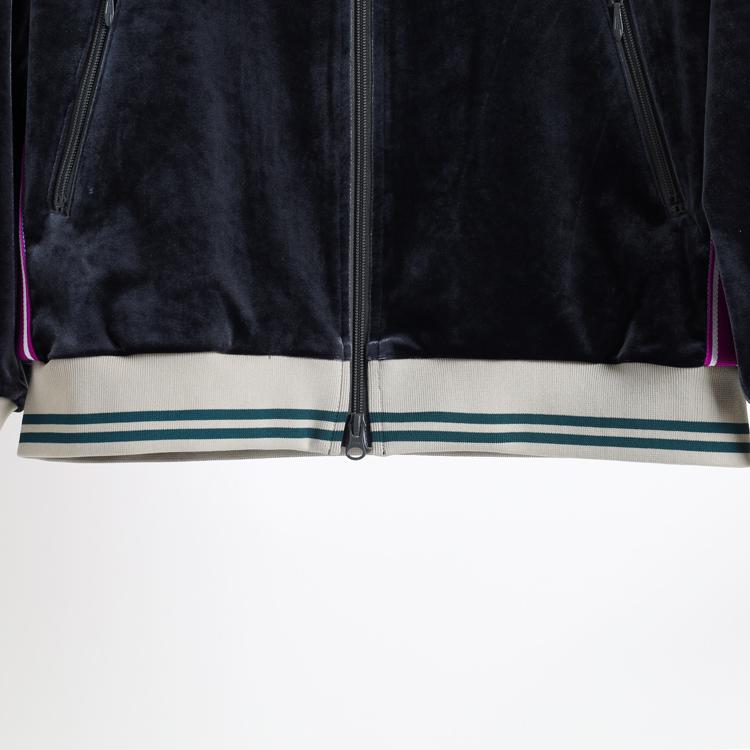 ディセンバーメイ ゴルフ ブルゾン メンズ トップス フルジップ ベロア