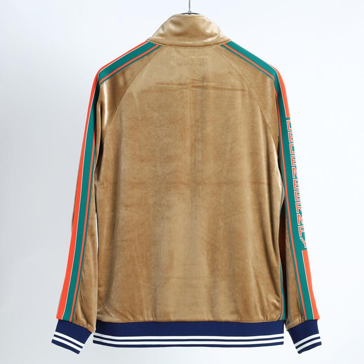 ディセンバーメイ ゴルフ ブルゾン メンズ トップス フルジップ ベロア