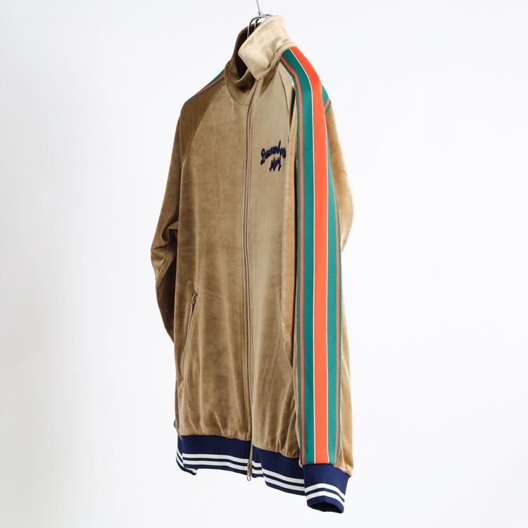 ディセンバーメイ ゴルフ ブルゾン メンズ トップス フルジップ ベロア