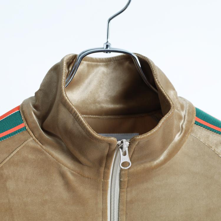 ディセンバーメイ ゴルフ ブルゾン メンズ トップス フルジップ ベロア