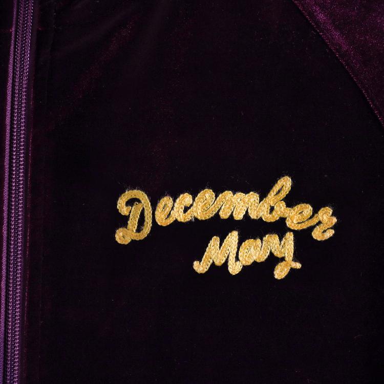 ディセンバーメイ ゴルフ ブルゾン メンズ トップス フルジップ ベロア