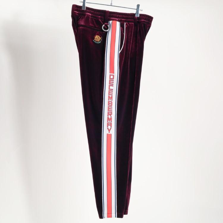 ディセンバーメイ ゴルフ パンツ メンズ ストレート ウエストゴム