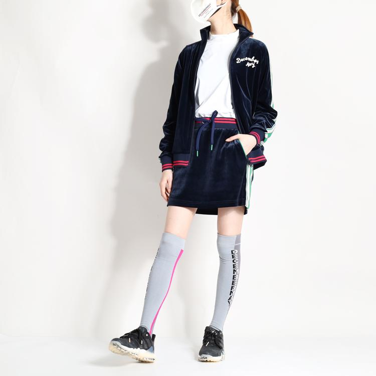 ディセンバーメイ ゴルフ ブルゾン レディース トップス フルジップ