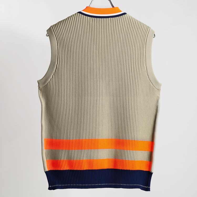 ディセンバーメイ ゴルフ ベスト メンズ Vネック ニットベスト ニット