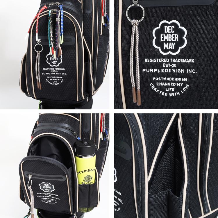 【美品】BRIEFING スタンド式ゴルフバッグ BRIEFING GOLF（ブリーフィングゴルフ） ディセンバーメイ ゴルフ