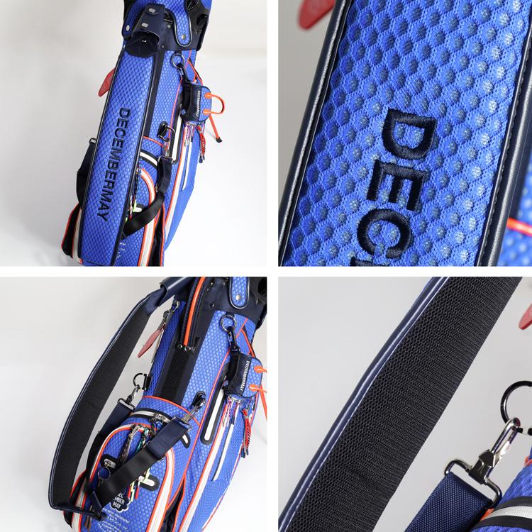 BRIEFING キャディバッグ 青 白 BRIEFING キャディバッグ 青 白