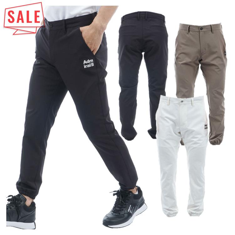 アドミラルゴルフ パンツ メンズ ロング テーパード アンクル丈 撥水  